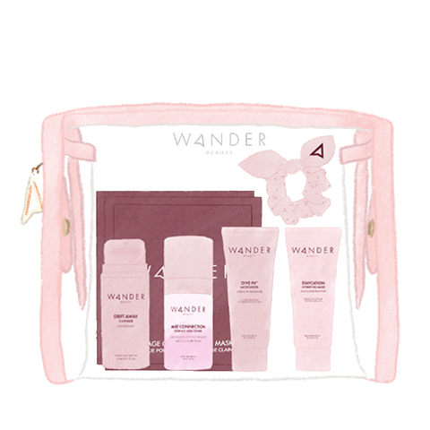 Skincare Kit Sticker by Wander Beauty