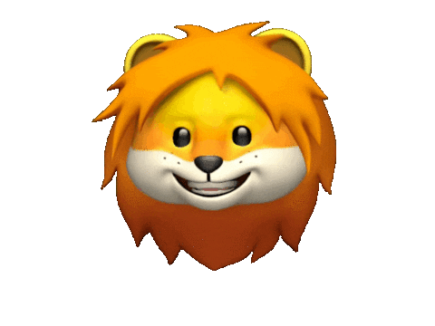 Happy Lion Sticker by Curso Anglo SP