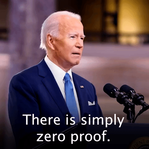 There is simply zero proof.