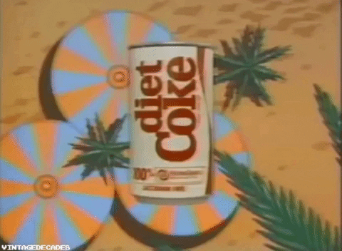 diet coke vintage GIF