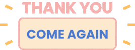 Shopping Thank You Sticker by Par Vous Designs