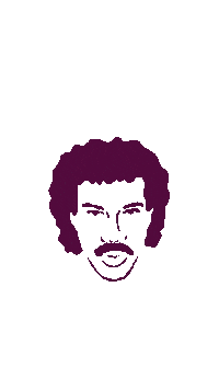 Lionel Richie Hello Sticker by Yeshiva Har Torah