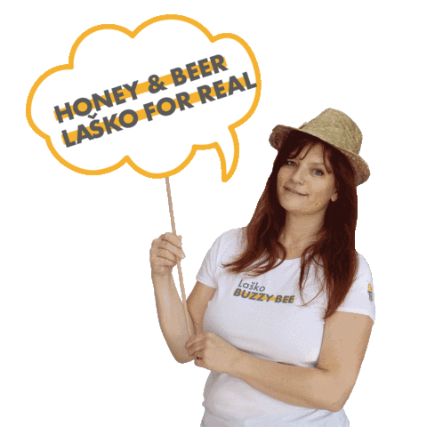 Beer Honey Sticker by Stik Lasko