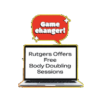 Rutgers Bodydouble Sticker by rustudenthealth