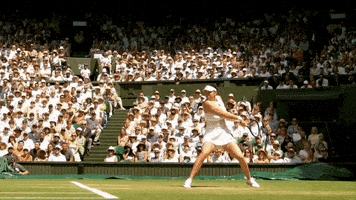 Amanda Anisimova Sport GIF by Wimbledon