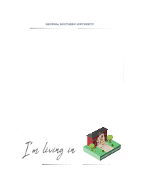 Moving College Life Sticker by Georgia Southern University - Auxiliary Services