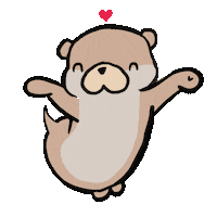 ottieandotter love dance dancing wave Sticker