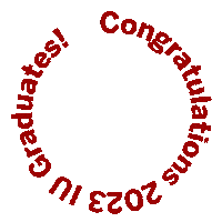 Graduation Iu Sticker by Indiana University Bloomington