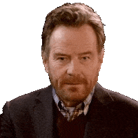 Bryan Cranston What Sticker by First We Feast