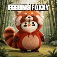 Red Panda Costume GIF by ZaddyFi