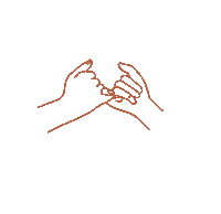 Pinky Promise Sticker by Natalie Franke