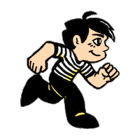 Jorake run running boy boi Sticker