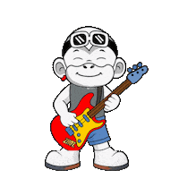 Happy Rock Sticker by Zhot