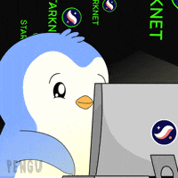 Penguin Computer GIF by Pudgy Penguins
