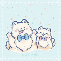 Happy Party GIF by Lazy Corgi