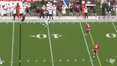 Big Hit Football GIF by Texas A&M Athletics