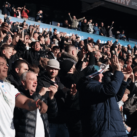 Fans Celebrations GIF by Bolton Wanderers FC
