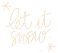 Let It Snow Christmas Sticker