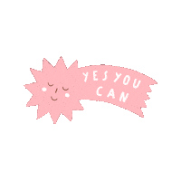 Yes You Can Shooting Star Sticker