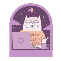 Night Owl Sticker