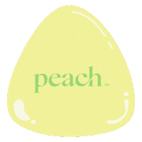 Peach Plasticfree Sticker by Grove Collaborative