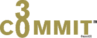 Commit30 logo new year goals plan Sticker