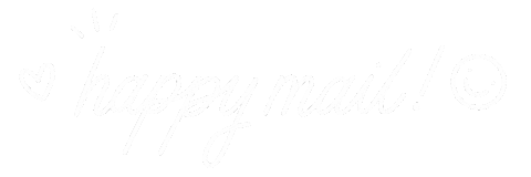 White Line Mail Sticker