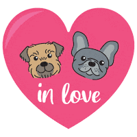 In Love Rick Sticker by Morty The Pug