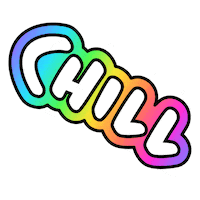 Rainbow Relaxing Sticker by Talking tom