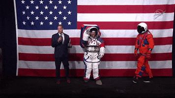 Wave Astronaut GIF by NASA