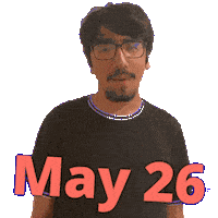 May 26 Sticker