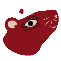 Themeri heart red eyes iloveyou Sticker