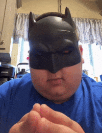 Batman Goat GIF