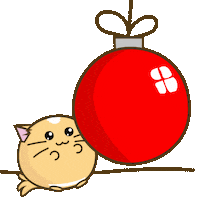 Happy Cat Sticker by Fuzzballs