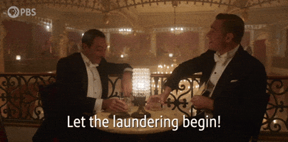 Let the Laundering Begin