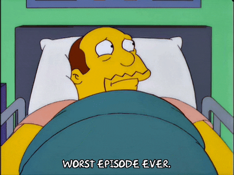 the simpsons disappointment GIF
