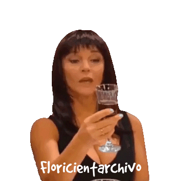 bycrismorena vino borracha flori floricienta Sticker