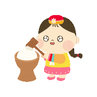 Korea 추석 Sticker