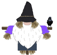 Gnome Scarecrow Sticker