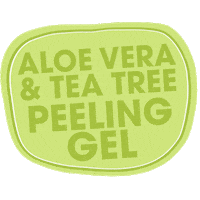 Aloe Vera And Tea Tree Peeling Gel Sticker by Baby Bright