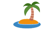 emojivid emoji emojivid places desertisland Sticker