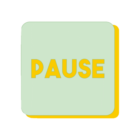 MichelleGuzmanO relax stop pause Sticker