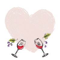 Winelovers Love Sticker by Ficohsa