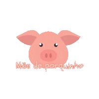 Pig Marcelino Sticker by Lorraine Pinheiro
