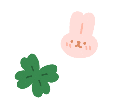 Bunny Clover Sticker