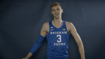 Byu Basketball Gocougs GIF by BYU Cougars