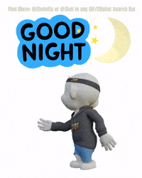 Good Night Sleep Time GIF by Zhot