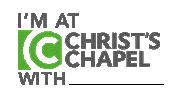 Tag Friend Sticker by Christ's Chapel