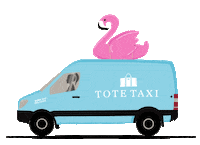 ToteTaxi delivery tote taxi tt van Sticker