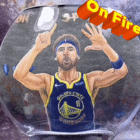 On Fire Basketball GIF